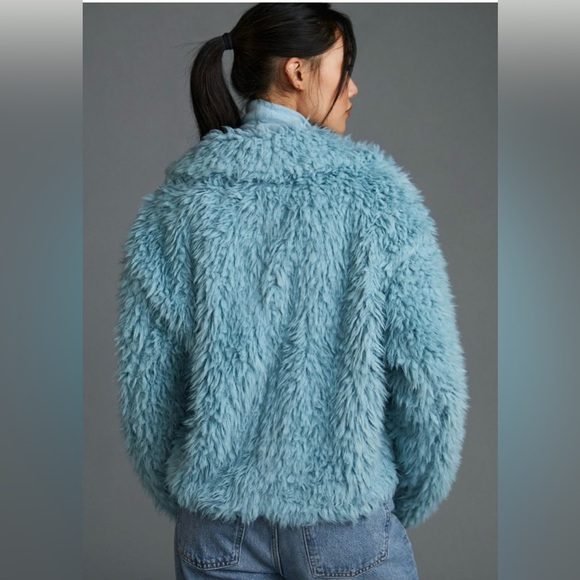 By Anthropologie Faux Fur Jacket - Picture 4 of 6